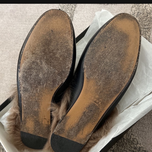 Women’s Gucci Fur Mules - Picture 3 of 4